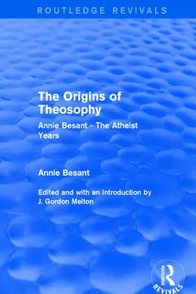 Besant |  The Origins of Theosophy | Buch |  Sack Fachmedien