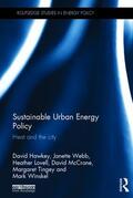 Hawkey / Webb / Lovell |  Sustainable Urban Energy Policy | Buch |  Sack Fachmedien
