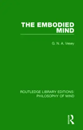 Vesey |  The Embodied Mind | Buch |  Sack Fachmedien