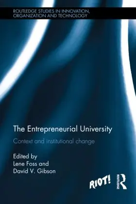 Foss / Gibson |  The Entrepreneurial University | Buch |  Sack Fachmedien