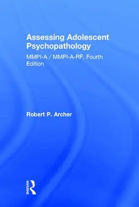 Archer |  Assessing Adolescent Psychopathology | Buch |  Sack Fachmedien