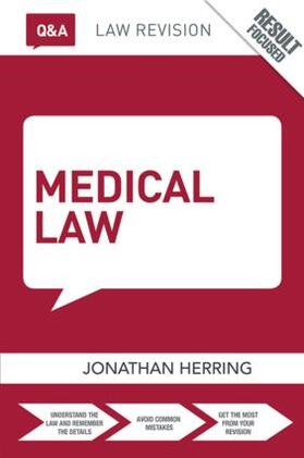 Herring | Q&A Medical Law | Buch | 978-1-138-83101-8 | sack.de