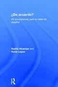 Alcarazo / López |  'De acuerdo' 20 simulaciones para la clase de español | Buch |  Sack Fachmedien