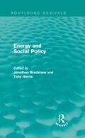 Bradshaw / Harris |  Energy and Social Policy | Buch |  Sack Fachmedien