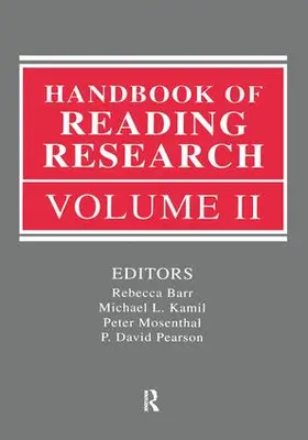 Barr / Kamil / Mosenthal |  Handbook of Reading Research, Volume II | Buch |  Sack Fachmedien