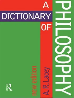 Lacey | Dictionary of Philosophy | Buch | 978-1-138-83466-8 | www.sack.de