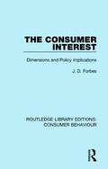 Forbes |  The Consumer Interest (RLE Consumer Behaviour) | Buch |  Sack Fachmedien