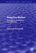 Kratochwill |  Selective Mutism | Buch |  Sack Fachmedien
