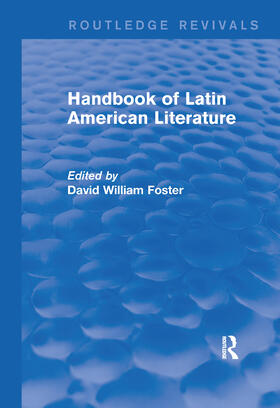 Foster | Handbook of Latin American Literature (Routledge Revivals) | Buch | 978-1-138-85560-1 | sack.de