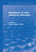 Foster |  Handbook of Latin American Literature (Routledge Revivals) | Buch |  Sack Fachmedien