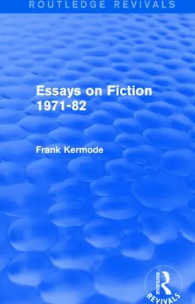 Kermode |  Essays on Fiction 1971-82 | Buch |  Sack Fachmedien