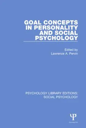 Pervin |  Goal Concepts in Personality and Social Psychology | Buch |  Sack Fachmedien