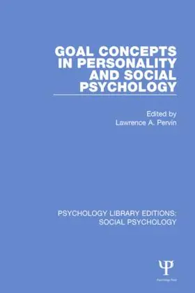 Pervin |  Goal Concepts in Personality and Social Psychology | Buch |  Sack Fachmedien
