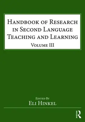 Hinkel |  Handbook of Research in Second Language Teaching and Learning | Buch |  Sack Fachmedien