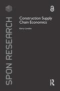 London |  Construction Supply Chain Economics | Buch |  Sack Fachmedien