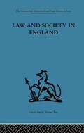 Roshier / Teff |  Law and Society in England | Buch |  Sack Fachmedien