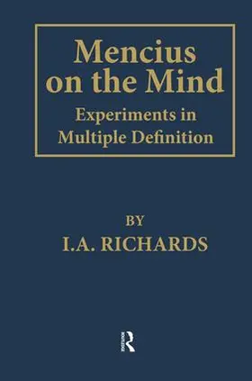 Richards | Mencius on the Mind | Buch | 978-1-138-86315-6 | www.sack.de