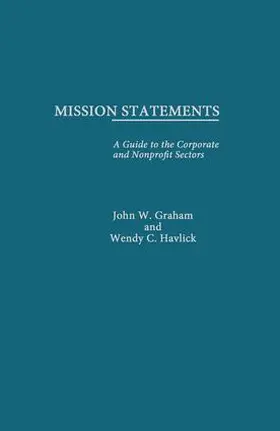 Graham / Havlick | Mission Statements | Buch | 978-1-138-86381-1 | www.sack.de