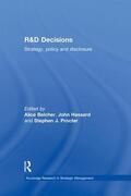 Belcher / Hassard |  R&D Decisions | Buch |  Sack Fachmedien