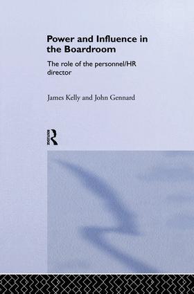 Gennard / Kelly | Power and Influence in the Boardroom | Buch | 978-1-138-86397-2 | sack.de