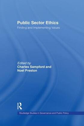 Preston / Sampford | Public Sector Ethics | Buch | 978-1-138-86411-5 | sack.de