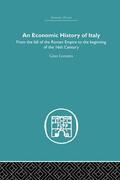 Luzzatto |  An Economic History of Italy | Buch |  Sack Fachmedien