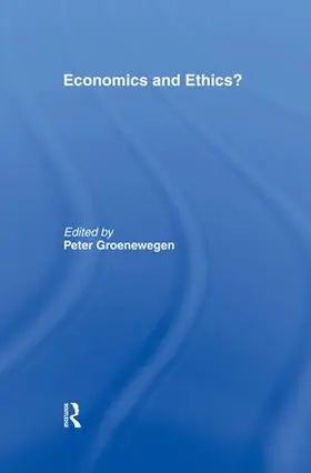 Groenewegen |  Economics and Ethics? | Buch |  Sack Fachmedien