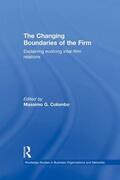 Colombo |  The Changing Boundaries of the Firm | Buch |  Sack Fachmedien