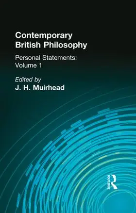 Muirhead |  Contemporary British Philosophy | Buch |  Sack Fachmedien