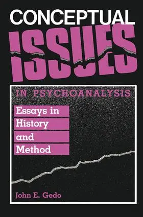 Gedo |  Conceptual Issues in Psychoanalysis | Buch |  Sack Fachmedien
