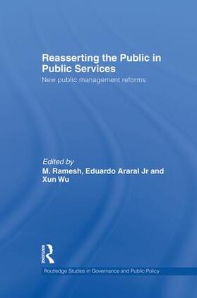 Ramesh / Araral | Reasserting the Public in Public Services | Buch | 978-1-138-87415-2 | sack.de