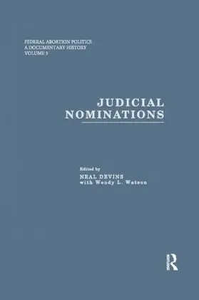 Devins / Watson |  Judicial Nominations | Buch |  Sack Fachmedien