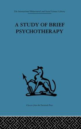 Malan |  A Study of Brief Psychotherapy | Buch |  Sack Fachmedien