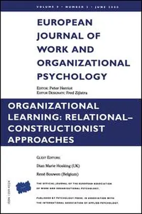 Bouwen / Hosking | Organizational Learning: Relational-Constructionist Approaches | Buch | 978-1-138-87720-7 | www.sack.de