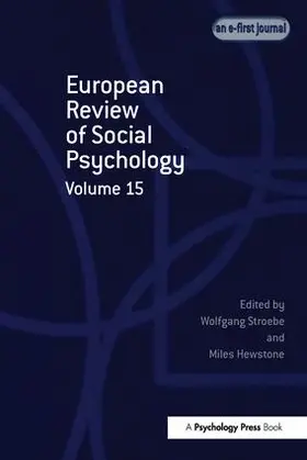 Stroebe / Hewstone |  European Review of Social Psychology | Buch |  Sack Fachmedien