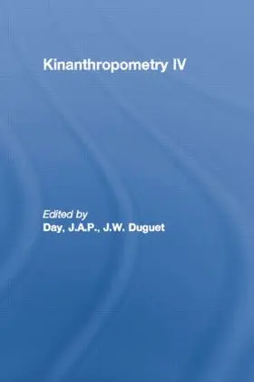 Day / Duguet |  Kinanthropometry IV | Buch |  Sack Fachmedien