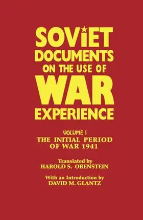 Orenstein |  Soviet Documents on the Use of War Experience | Buch |  Sack Fachmedien
