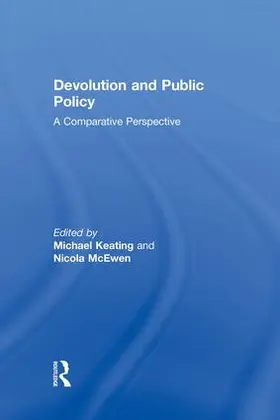 Keating / Mcewen |  Devolution and Public Policy | Buch |  Sack Fachmedien