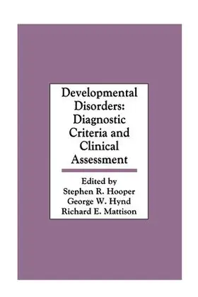 Hooper / Hynd / Mattison | Developmental Disorders | Buch | 978-1-138-88271-3 | www.sack.de