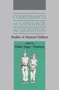 Tager-Flusberg |  Constraints on Language Acquisition | Buch |  Sack Fachmedien