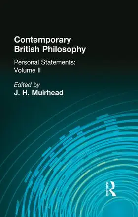 Muirhead | Contemporary British Philosophy | Buch | 978-1-138-88418-2 | www.sack.de