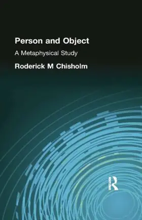 Chisholm | Person and Object | Buch | 978-1-138-88420-5 | www.sack.de