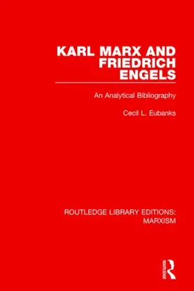 Eubanks |  Karl Marx and Friedrich Engels | Buch |  Sack Fachmedien