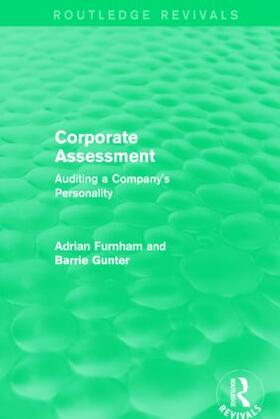 Furnham / Gunter | Corporate Assessment | Buch | 978-1-138-88763-3 | sack.de