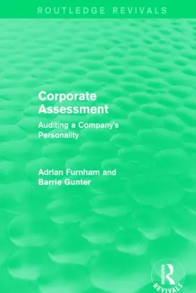 Furnham / Gunter |  Corporate Assessment | Buch |  Sack Fachmedien