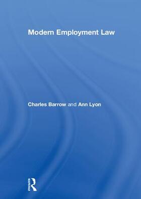 Barrow / Lyon | Modern Employment Law | Buch | 978-1-138-88776-3 | sack.de