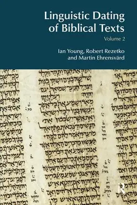 Young / Rezetko / Ehrensvärd |  Linguistic Dating of Biblical Texts | Buch |  Sack Fachmedien