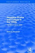 Goodman |  Japanese Drama and Culture in the 1960s | Buch |  Sack Fachmedien