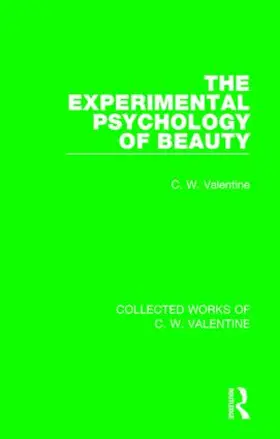 Valentine |  The Experimental Psychology of Beauty | Buch |  Sack Fachmedien