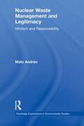 Andrén |  Nuclear Waste Management and Legitimacy | Buch |  Sack Fachmedien